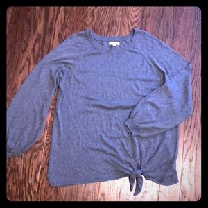 LC by Lauren Conrad soft charcoal sweater